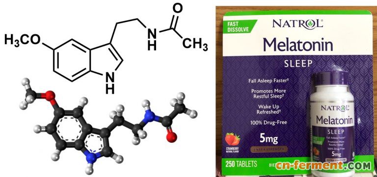 调节生物钟的分子褪黑素melatonin